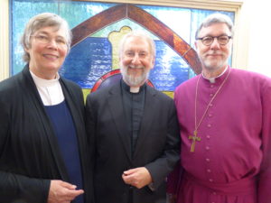 Dcn Peggy, Fr Bob, Bishop Hanley